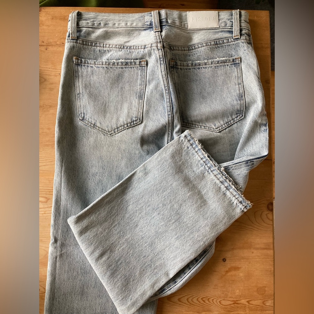 Pistola Cassie High-Rise Straight-Leg Jeans